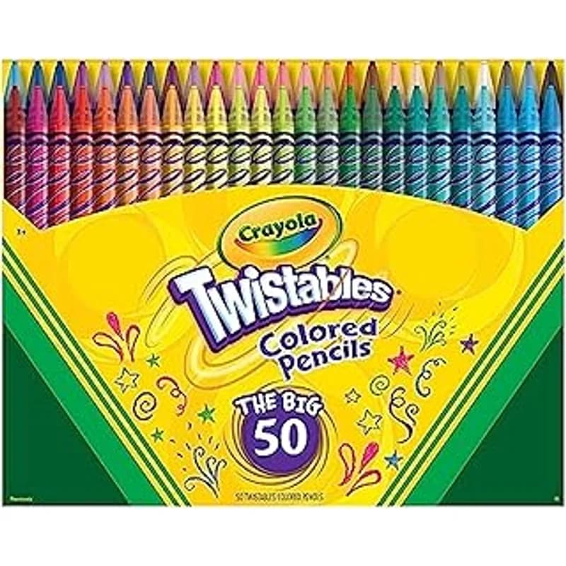 Colored Pencils 50-Count Set