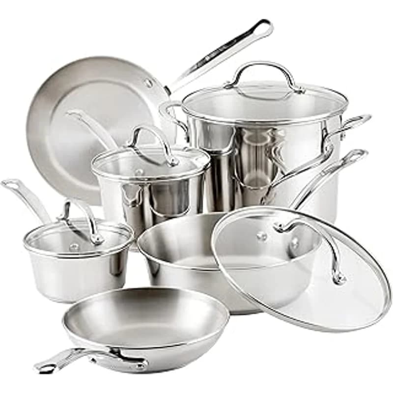 Millennium Stainless Steel 10-Piece Cookware Set