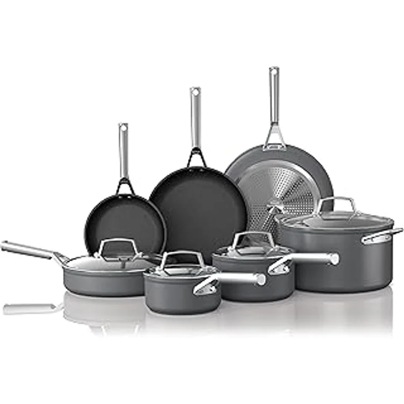 NeverStick Premium Hard-Anodized 13-Piece Set