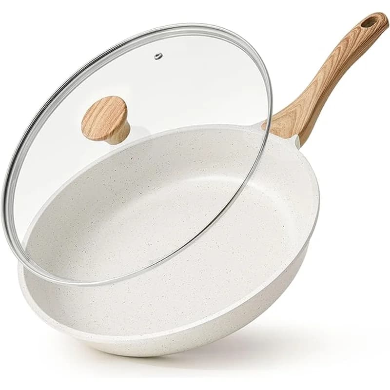 Nonstick Frying Pan with Lid 12.5"