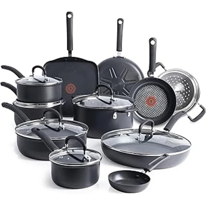 Ultimate Hard Anodized Nonstick 17-Piece Set
